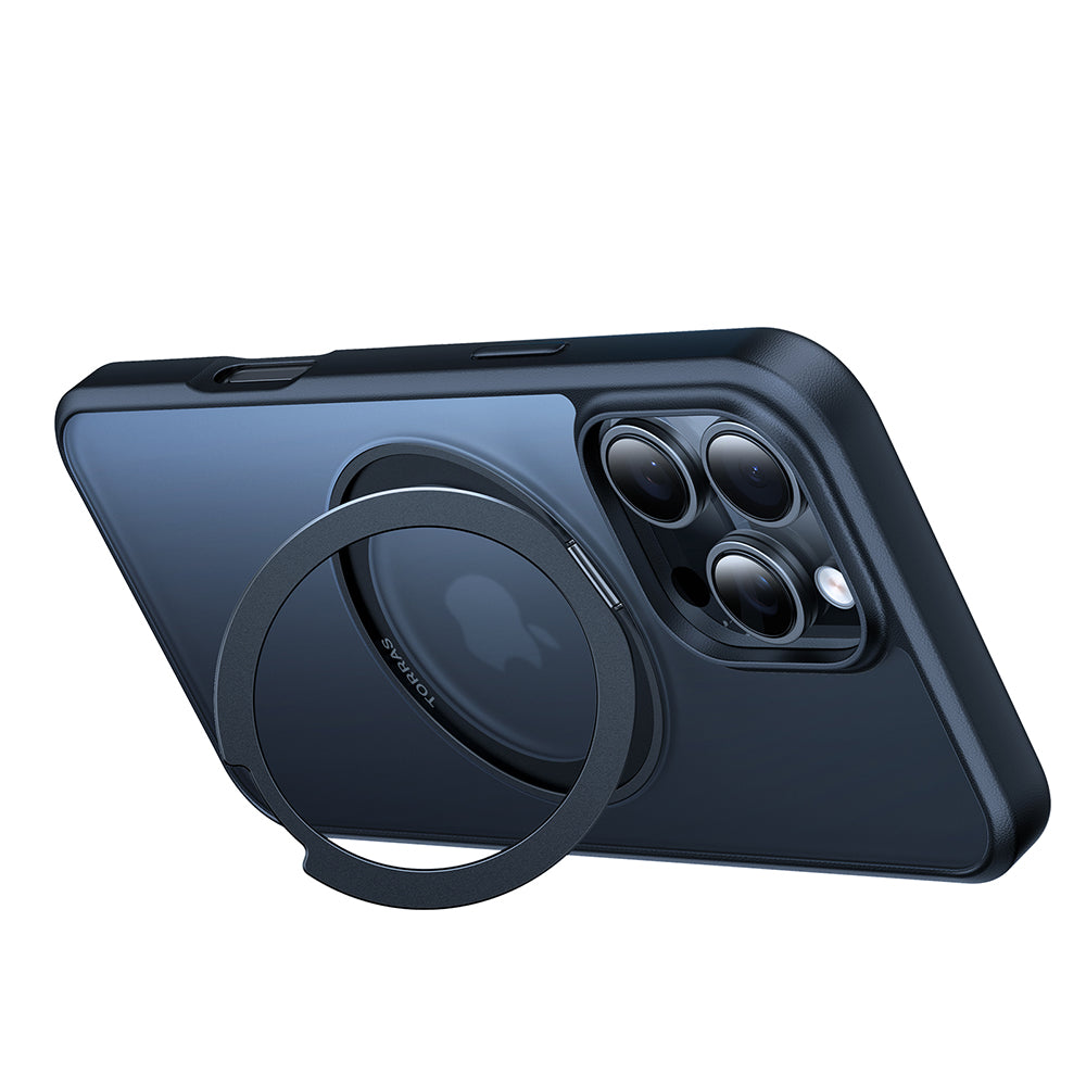 Futrola MagSafe za Apple iPhone 16 Pro Max, Torras, Ostand Pro, Crna