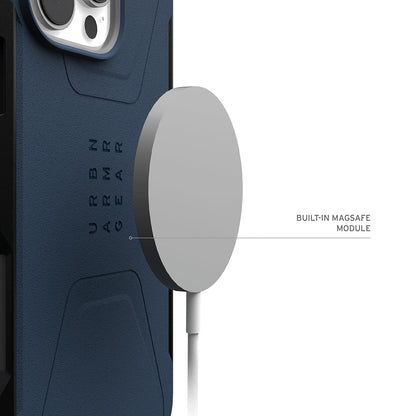 MagSafe futrola za Apple iPhone 16 Pro Max, Urban Armor Gear, Civilian, Tamnoplava