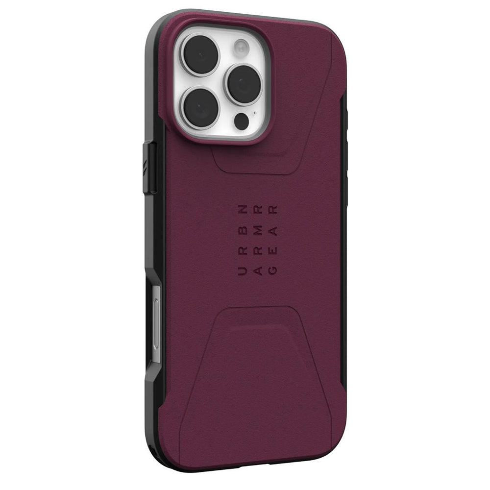 MagSafe futrola za Apple iPhone 16 Pro Max, Urban Armor Gear, Civilian, Bordo