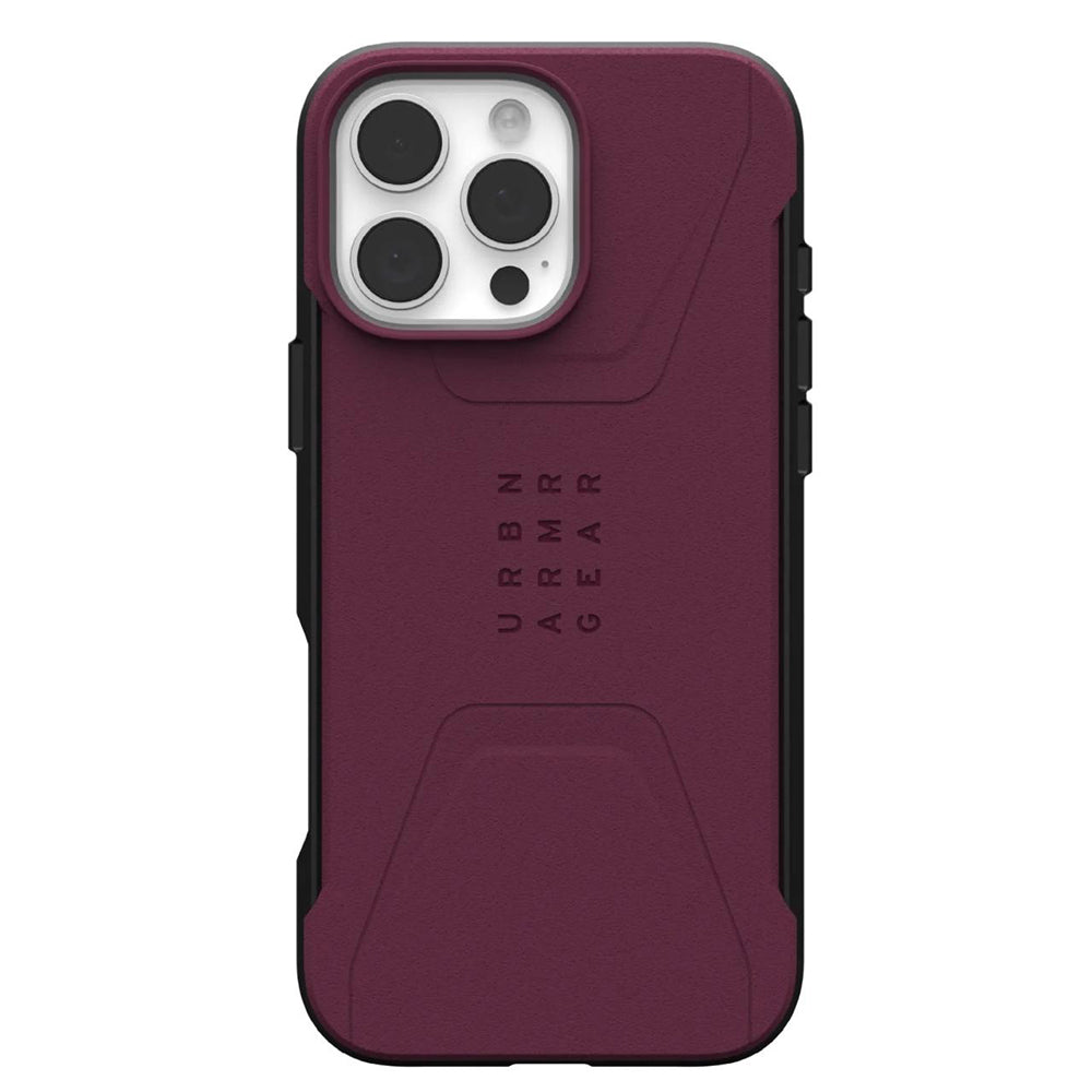 MagSafe futrola za Apple iPhone 16 Pro Max, Urban Armor Gear, Civilian, Bordo