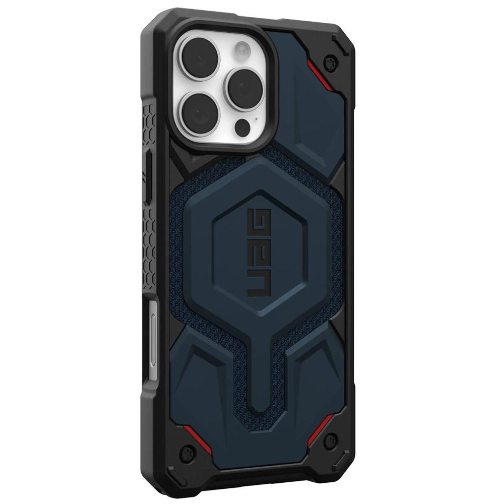 MagSafe futrola za Apple iPhone 16 Pro Max, Urban Armor Gear, Monarch Pro Kevlar, Tamnoplava