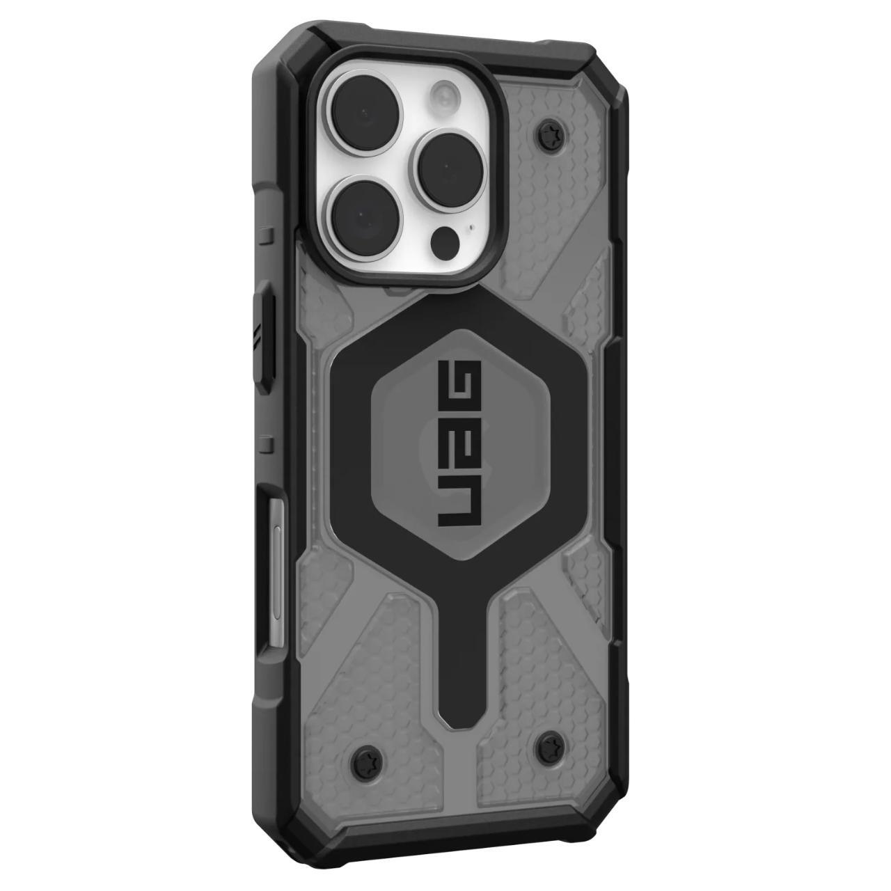 MagSafe maska za Apple iPhone 16 Pro Max, Urban Armor Gear, Pathfinder Clear, Siva