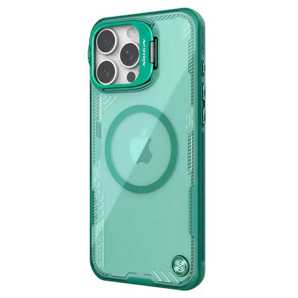 MagSafe futrola za Apple iPhone 16 Pro, Nillkin, Iceblade Prop (s izrezom za kameru), Zelena
