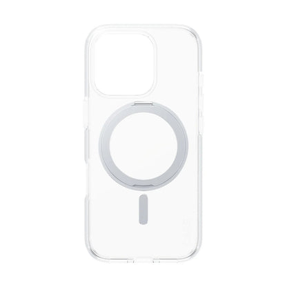 Futrola MagSafe za Apple iPhone 16 Pro, PanzerGlass, Care Feature Kickstand, Srebrno prozirna