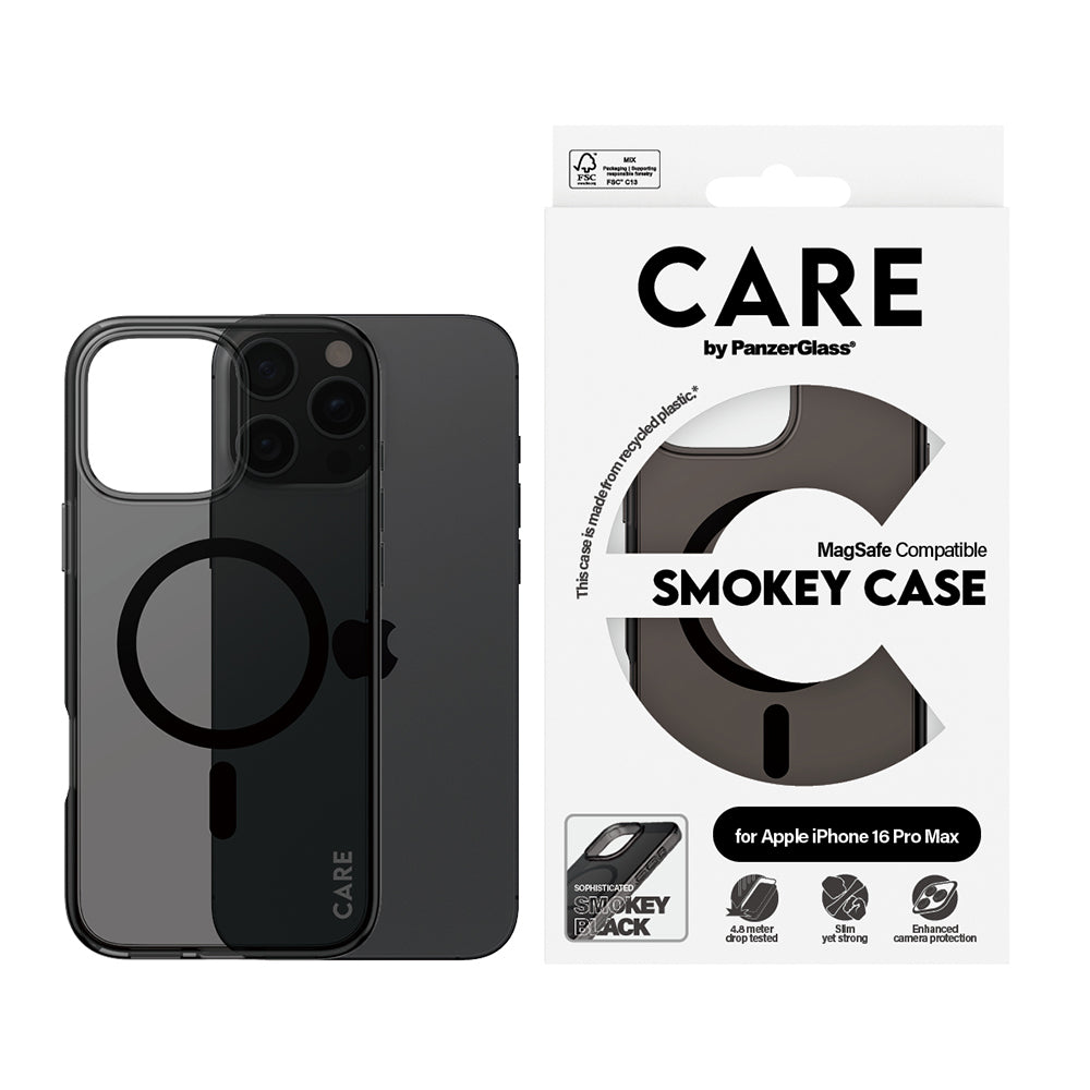 Futrola MagSafe za Apple iPhone 16 Pro, PanzerGlass, Care Urban Combat, Crna
