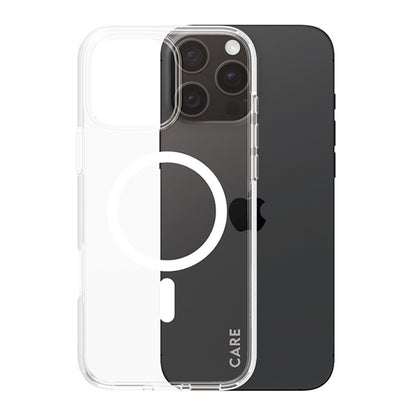 MagSafe futrola za Apple iPhone 16 Pro, PanzerGlass, Care Urban Combat, Bijela Prozirna