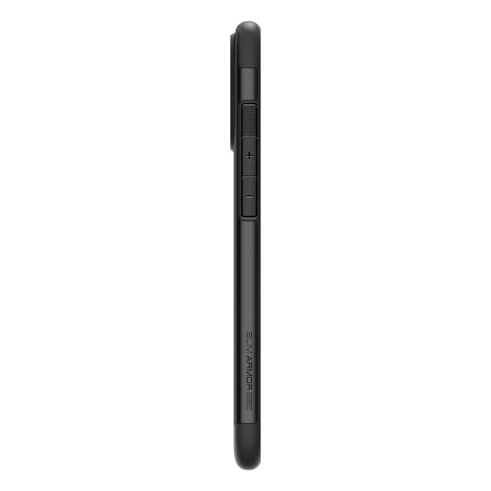 Husa MagSafe za Apple iPhone 16 Pro, Spigen, Slim Armor, Crna ACS08164