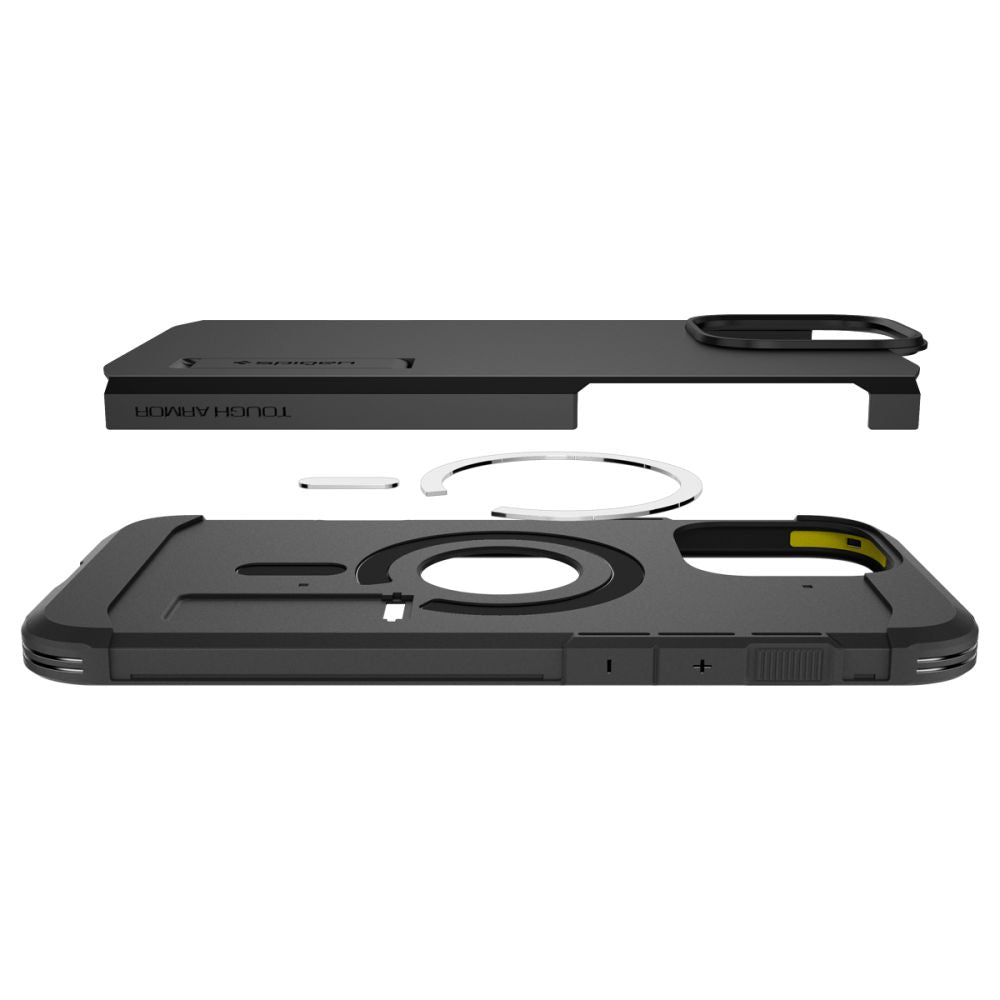MagSafe futrola za Apple iPhone 16 Pro, Spigen, Tough Armor, Crna ACS08146