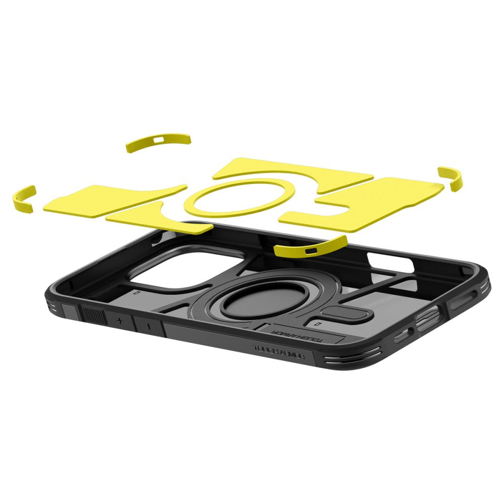 MagSafe futrola za Apple iPhone 16 Pro, Spigen, Tough Armor, Crna ACS08146