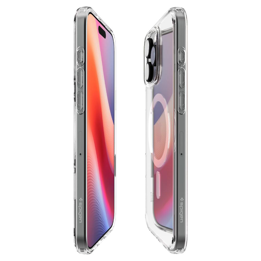 MagSafe maska za Apple iPhone 16 Pro, Spigen, Ultra Hybrid T, Bijela ACS08512