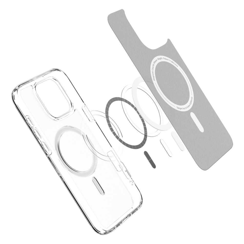 Futrola MagSafe za Apple iPhone 16 Pro, Spigen, Ultra Hybrid, Satinirano prozirna ACS08133