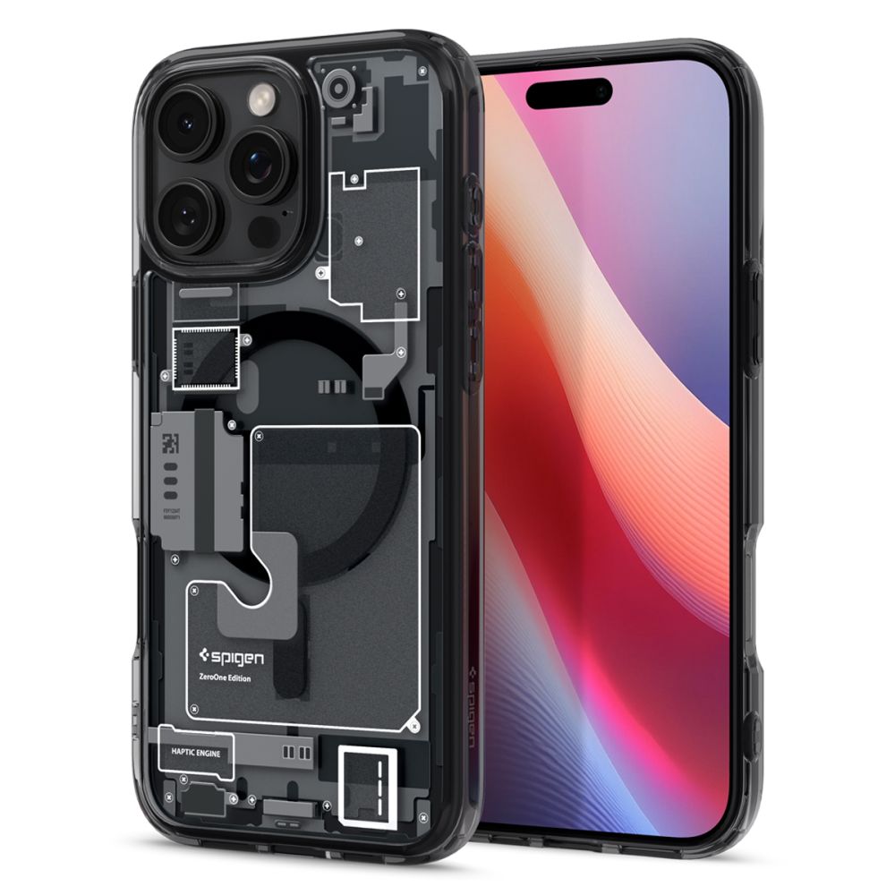 Futrola MagSafe za Apple iPhone 16 Pro, Spigen, Ultra Hybrid Zero One, Mat Crna ACS08135