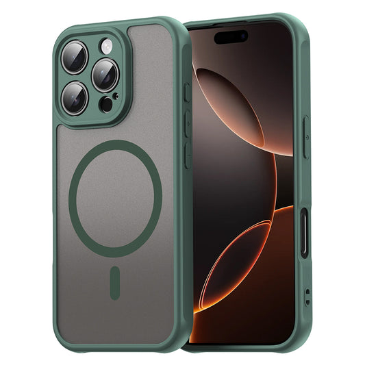 MagSafe futrola za Apple iPhone 16 Pro, Techsuit, HaloFrost II, Zelena