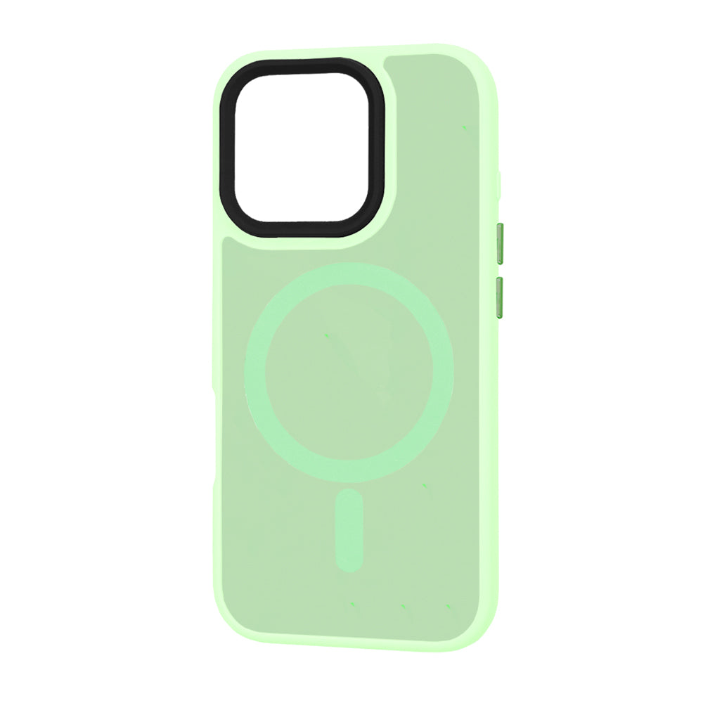 MagSafe maska za Apple iPhone 16 Pro, Techsuit, HaloFrost, Svijetlo Zelena