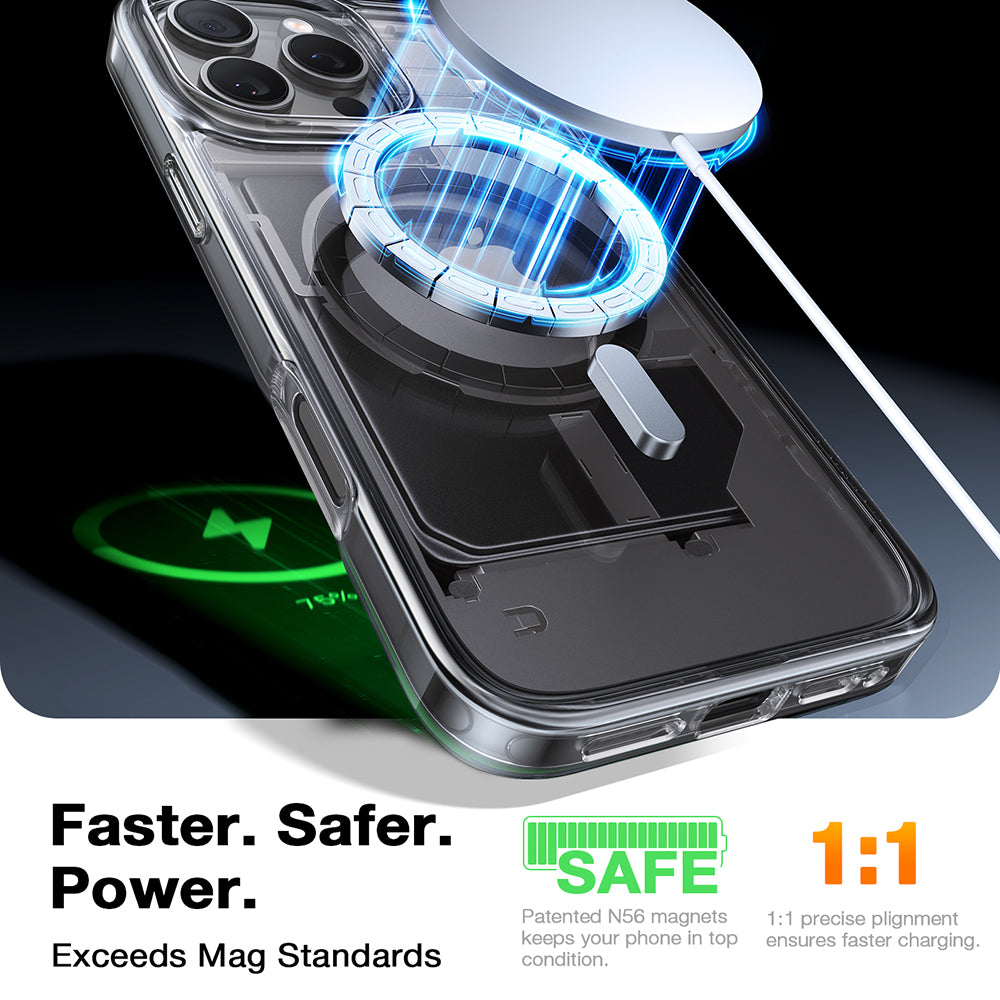 MagSafe torbica za Apple iPhone 16 Pro, Torras, Diamond, Prozirna