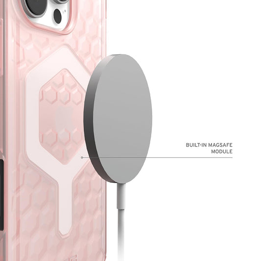 MagSafe maska za Apple iPhone 16 Pro, Urban Armor Gear, Essential Armor, Roza