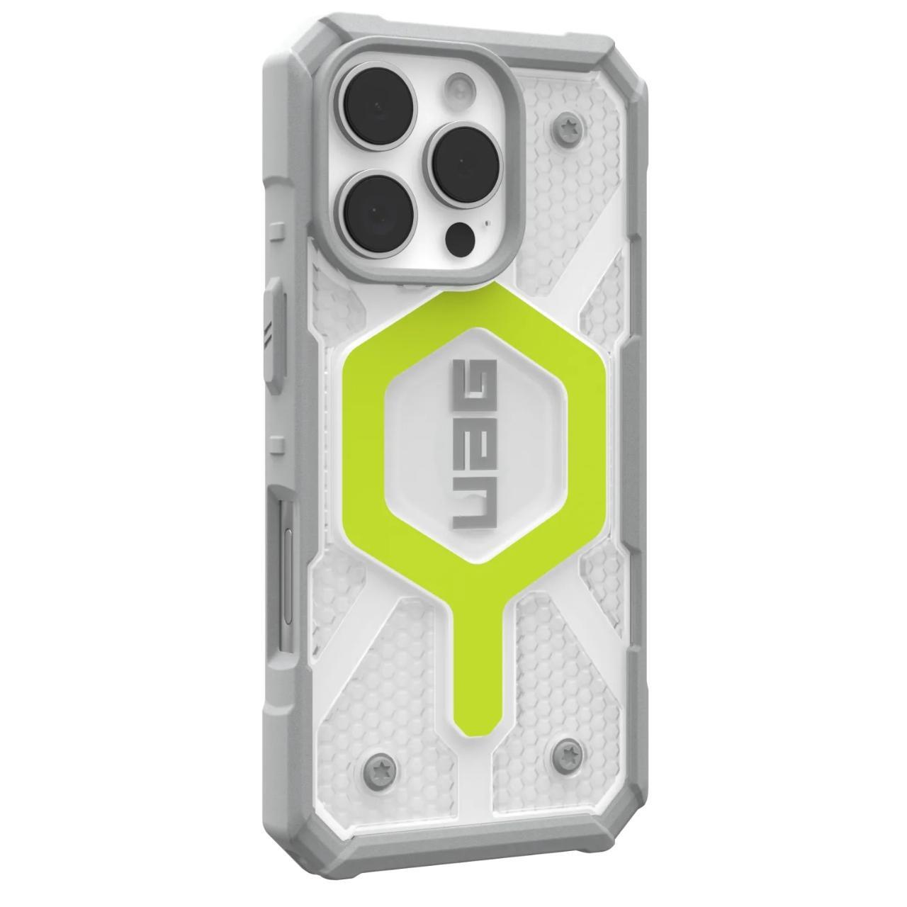 MagSafe maska za Apple iPhone 16 Pro, Urban Armor Gear, Pathfinder Clear, Zelena