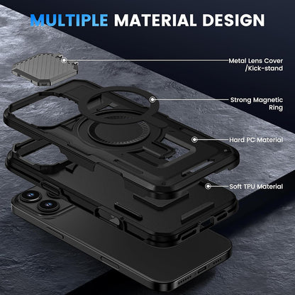 MagSafe futrola za Apple iPhone 16, Techsuit, CamVault, Crna