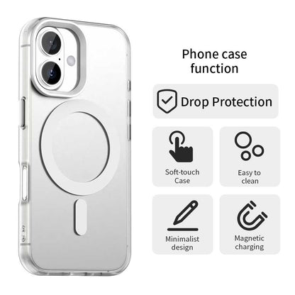 MagSafe futrola za Apple iPhone 16, Techsuit, CandyCase, Bijela