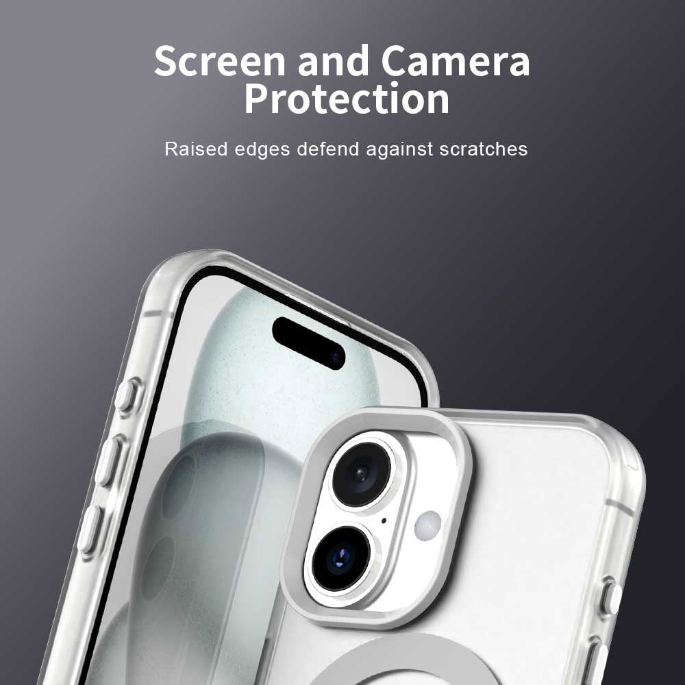 MagSafe futrola za Apple iPhone 16, Techsuit, CandyCase, Bijela