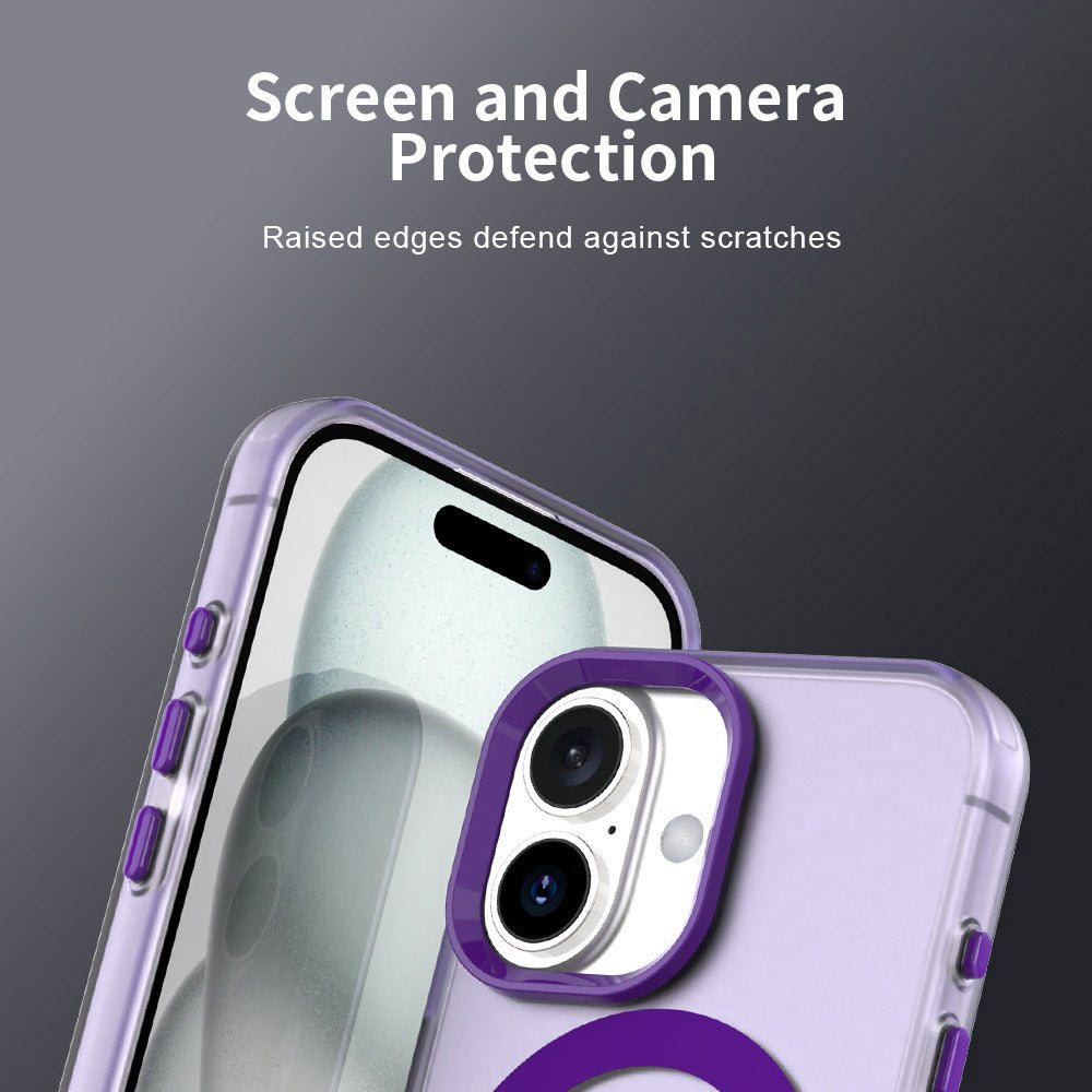MagSafe futrola za Apple iPhone 16, Techsuit, CandyCase, Ljubičasta