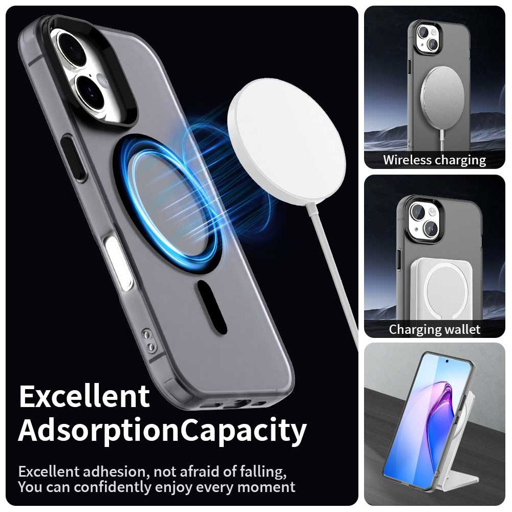 MagSafe futrola za Apple iPhone 16, Techsuit, CandyCase, Crna