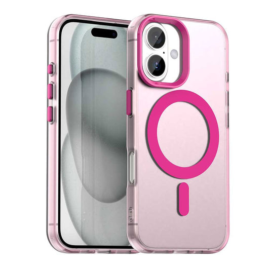 MagSafe futrola za Apple iPhone 16, Techsuit, CandyCase, Roza