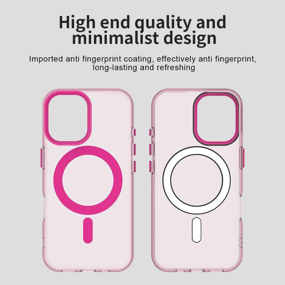 MagSafe futrola za Apple iPhone 16, Techsuit, CandyCase, Roza