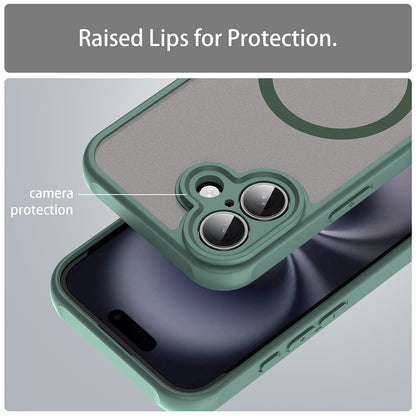MagSafe futrola za Apple iPhone 16, Techsuit, HaloFrost II, Zelena