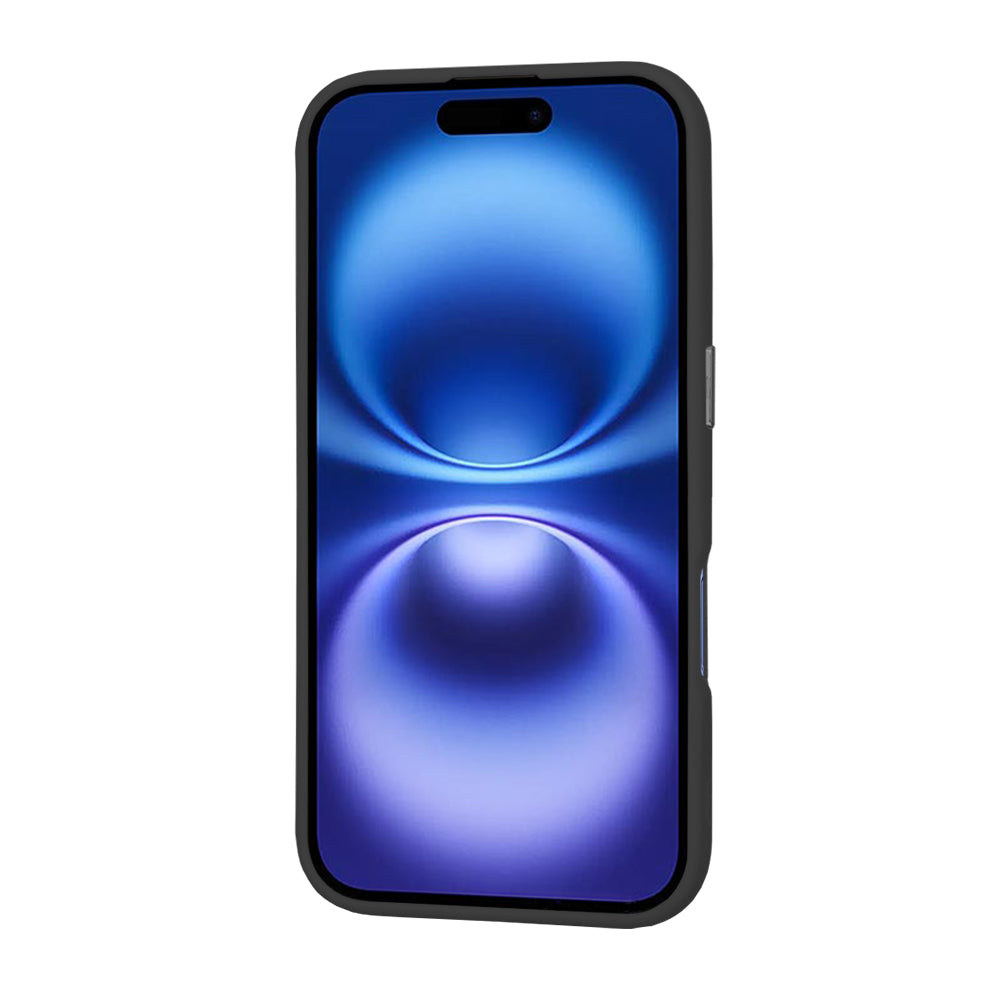 Husa MagSafe za Apple iPhone 16, Techsuit, HaloFrost, Crna