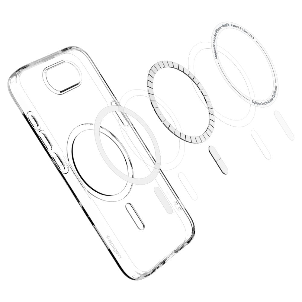 MagSafe futrola za Apple iPhone 17e / 16e, Spigen, Liquid Crystal, Prozirna ACS09150