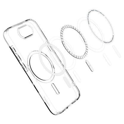 MagSafe futrola za Apple iPhone 17e / 16e, Spigen, Liquid Crystal, Prozirna ACS09150