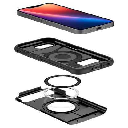 Futrola MagSafe za Apple iPhone 17e / 16e, Spigen, Slim Armor, Crna