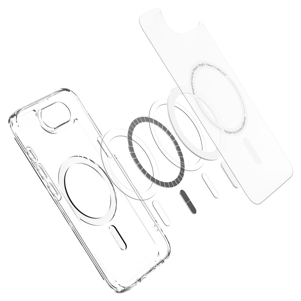 Futrola MagSafe za Apple iPhone 17e / 16e, Spigen, Ultra Hybrid, Satin Bijela