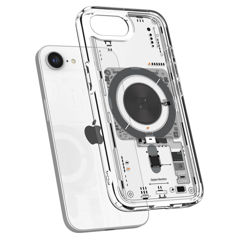 MagSafe futrola za Apple iPhone 17e / 16e, Spigen, Ultra Hybrid Neo One, Prozirna
