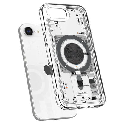 MagSafe futrola za Apple iPhone 17e / 16e, Spigen, Ultra Hybrid Neo One, Prozirna