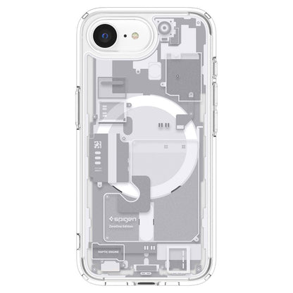 Futrola MagSafe za Apple iPhone 17e / 16e, Spigen, Ultra Hybrid Zero One, Bijela