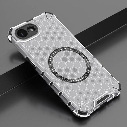 MagSafe futrola za Apple iPhone 17e / 16e, Techsuit, HoneyComb Shield, Bijela