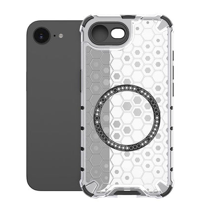 MagSafe futrola za Apple iPhone 17e / 16e, Techsuit, HoneyComb Shield, Bijela