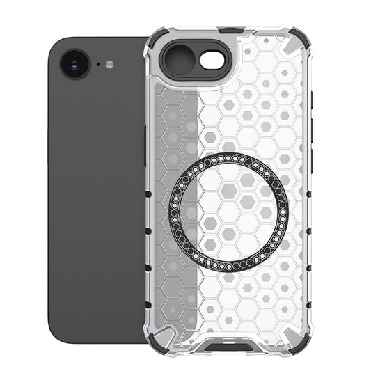 MagSafe futrola za Apple iPhone 17e / 16e, Techsuit, HoneyComb Shield, Bijela