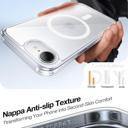 Futrola MagSafe za Apple iPhone 17e / 16e, Torras, Guardian, Prozirna