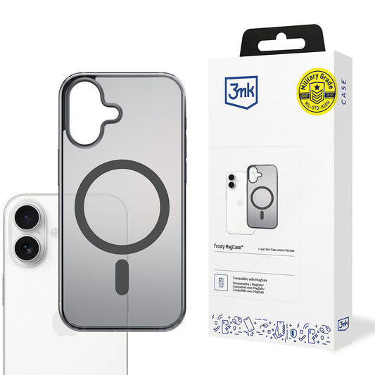 MagSafe futrola za Apple iPhone 17, 3MK, Frosty MagCase, Crna