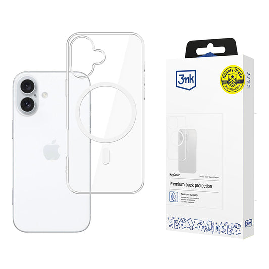 MagSafe futrola za Apple iPhone 17, 3MK, MagCase, Prozirna