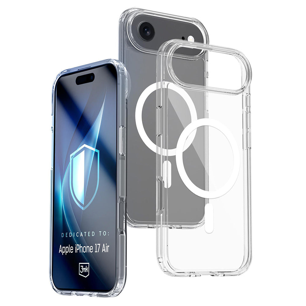 MagSafe futrola za Apple iPhone 17 Air, 3MK, Armor MagCase, Prozirna