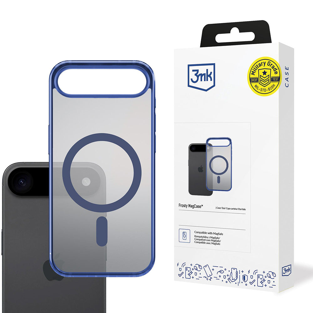 MagSafe futrola za Apple iPhone 17 Air, 3MK, Frosty MagCase, Plava
