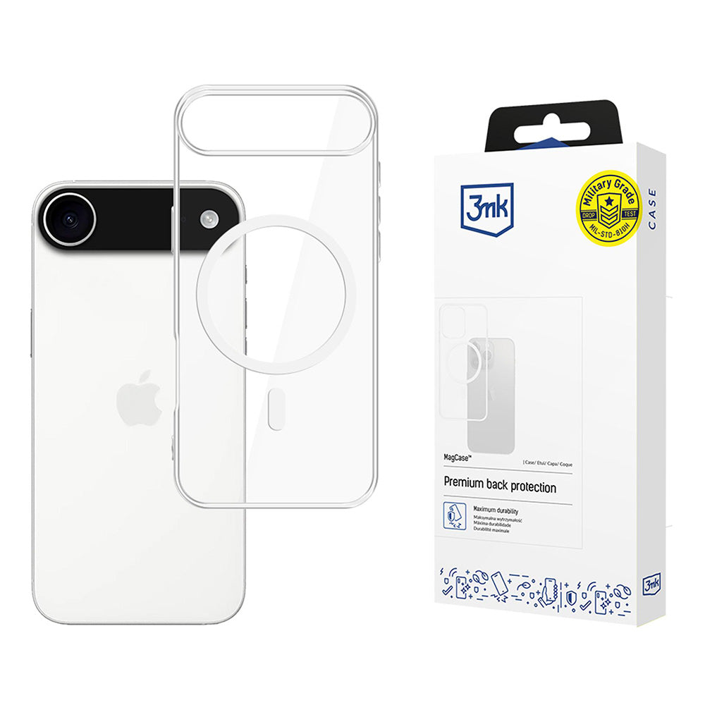 MagSafe futrola za Apple iPhone 17 Air, 3MK, MagCase, Prozirna