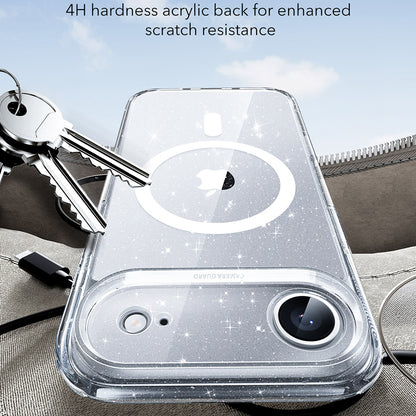 Futrola MagSafe za Apple iPhone 17 Air, ESR, Classic Hybrid Shimmer, Prozirna