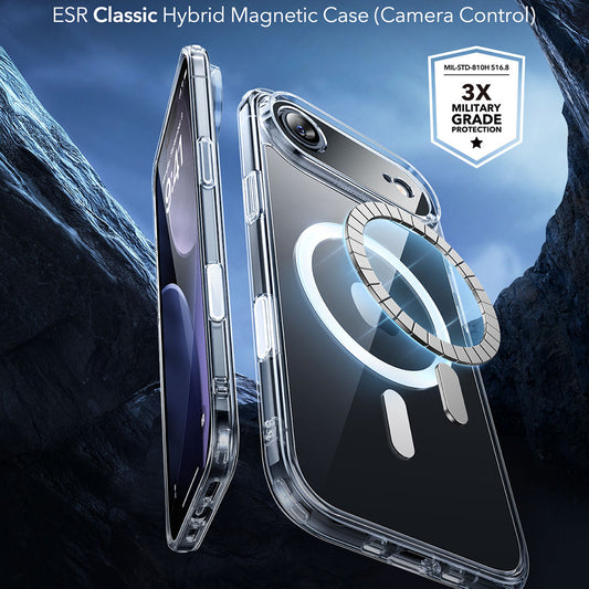 Futrola MagSafe za Apple iPhone 17 Air, ESR, Classic Hybrid, Prozirna