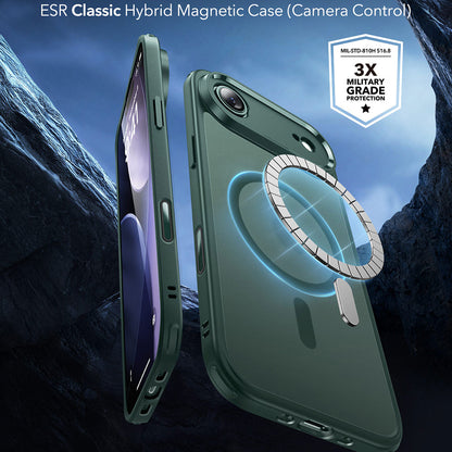 Futrola MagSafe za Apple iPhone 17 Air, ESR, Classic Hybrid, Saten Zelena