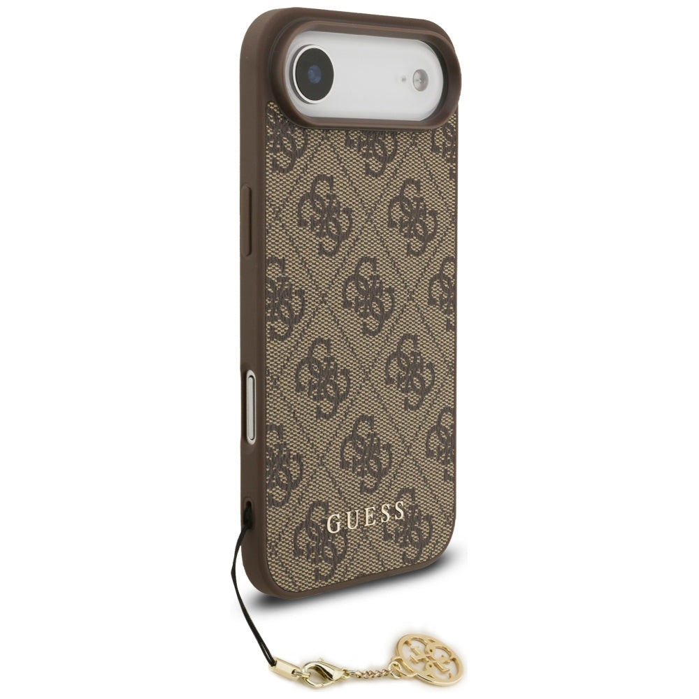 MagSafe futrola za Apple iPhone 17 Air, Guess, 4G Charm Cradle, smeđa